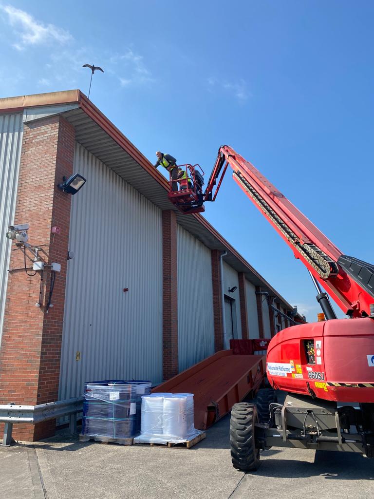 Commercial roof inspection by Roof Care 365